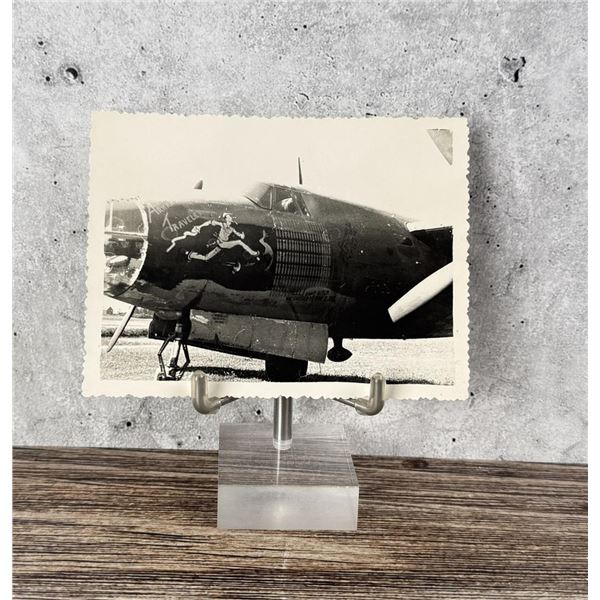 WW2 Bomber Airplane Plane Nose Art Photo
