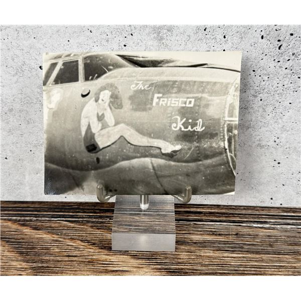 WW2 Bomber Airplane Plane Nose Art Photo