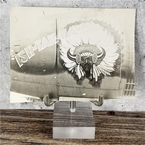 WW2 Bomber Airplane Plane Nose Art Photo