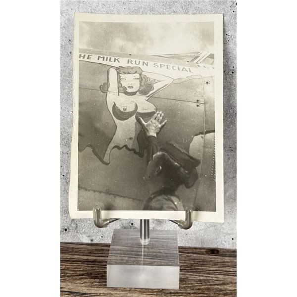 WW2 Bomber Airplane Plane Nose Art Photo