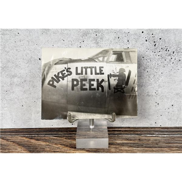 WW2 Bomber Airplane Plane Nose Art Photo