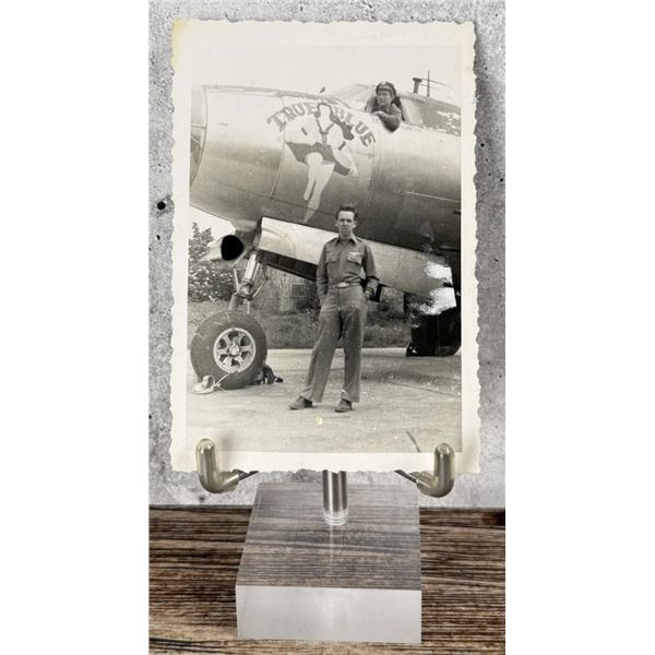 WW2 Bomber Airplane Plane Nose Art Photo