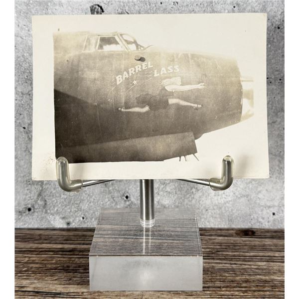 WW2 Bomber Airplane Plane Nose Art Photo