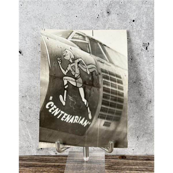 WW2 Bomber Airplane Plane Nose Art Photo