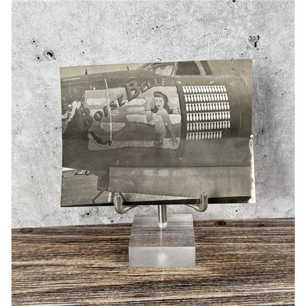 WW2 Bomber Airplane Plane Nose Art Photo