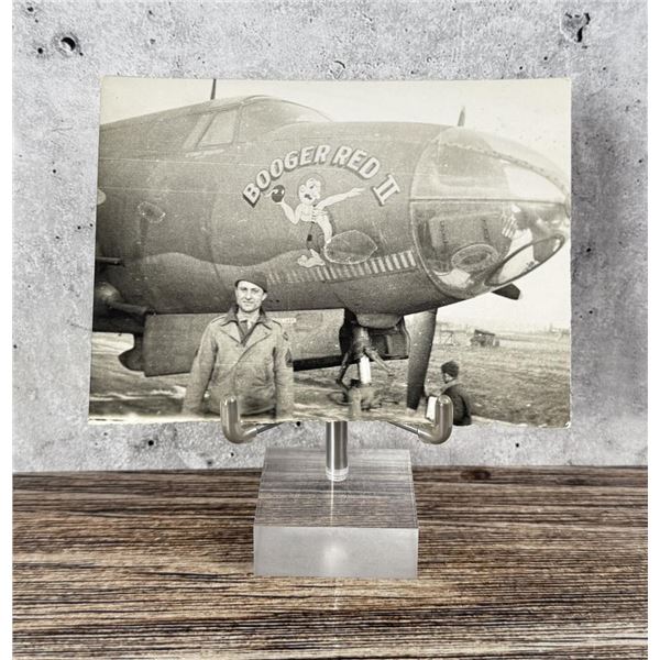 WW2 Bomber Airplane Plane Nose Art Photo