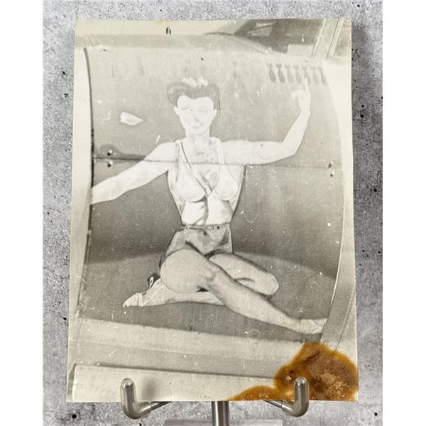 WW2 Bomber Airplane Plane Nose Art Photo