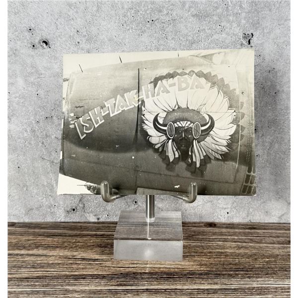 WW2 Bomber Airplane Plane Nose Art Photo