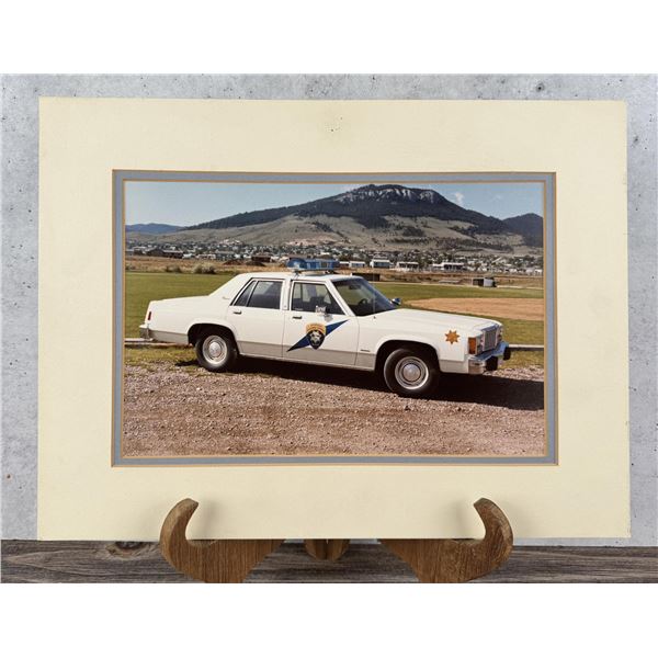 Montana Highway Patrol Car Photo