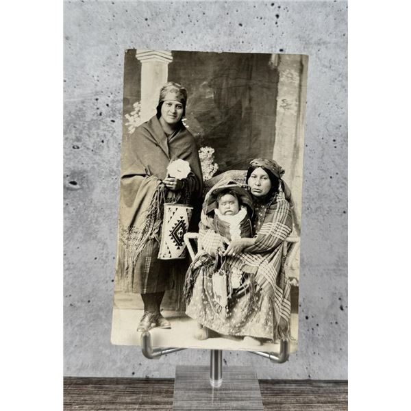 Nez Perce Native American Indian RPPC Postcard