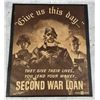 Image 1 : WW2 Give Us This Day Second War Loan Poster