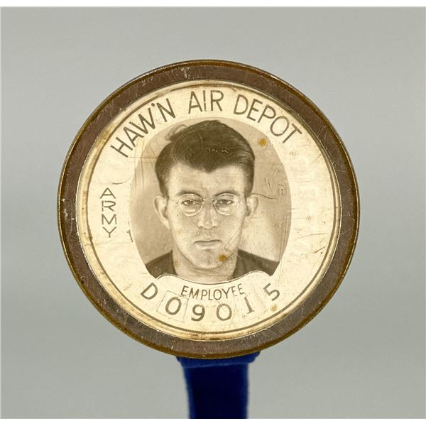 WW2 US Army Hawaii Air Depot Employee Badge