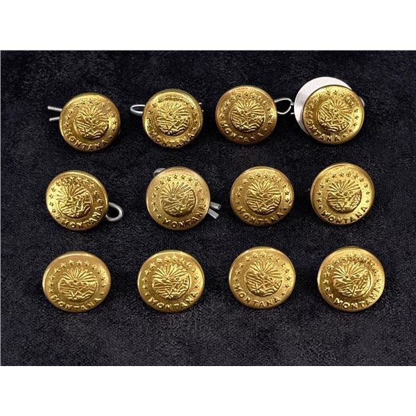 Montana Highway Patrol Uniform Buttons