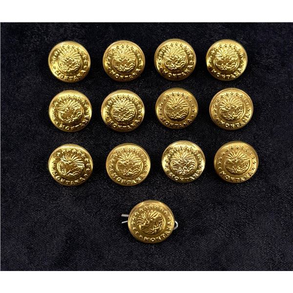 Montana Highway Patrol Uniform Buttons