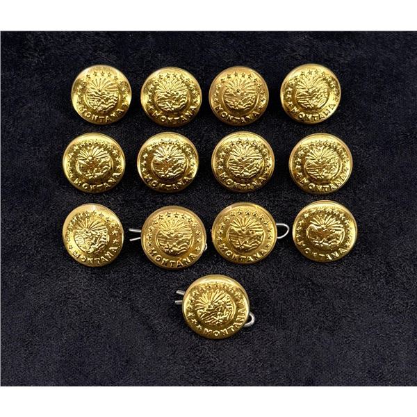 Montana Highway Patrol Uniform Buttons