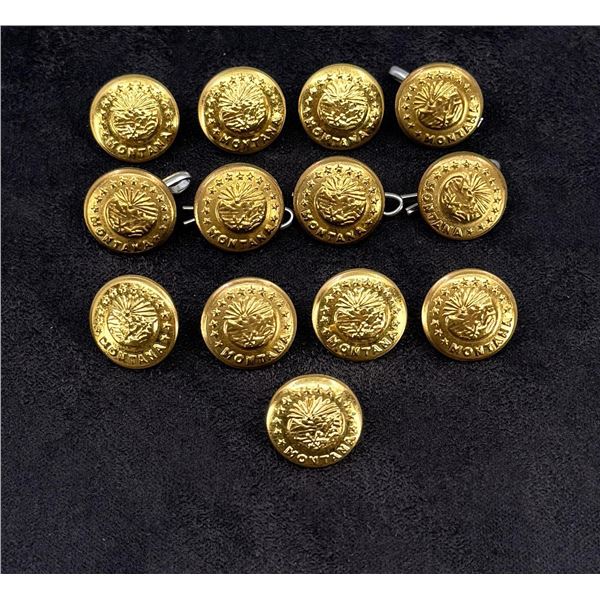 Montana Highway Patrol Uniform Buttons