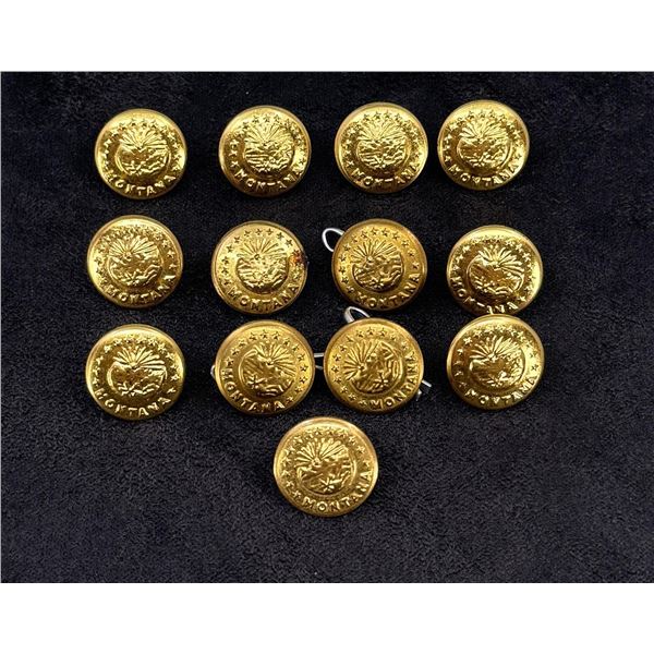 Montana Highway Patrol Uniform Buttons