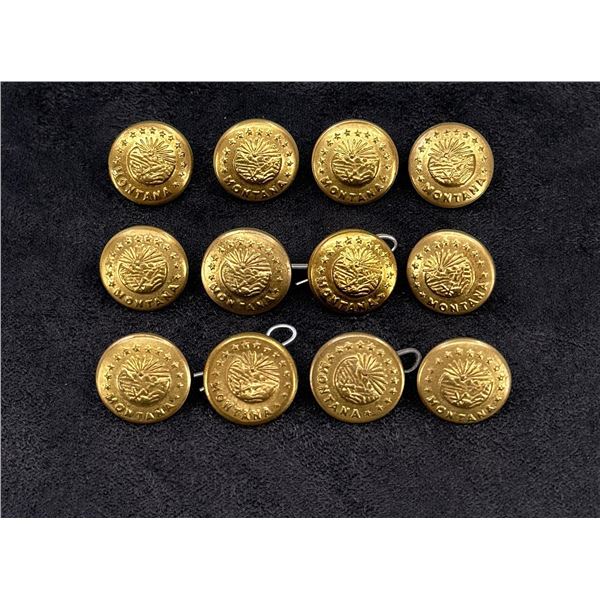 Montana Highway Patrol Uniform Buttons