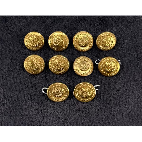 Montana Highway Patrol Uniform Buttons