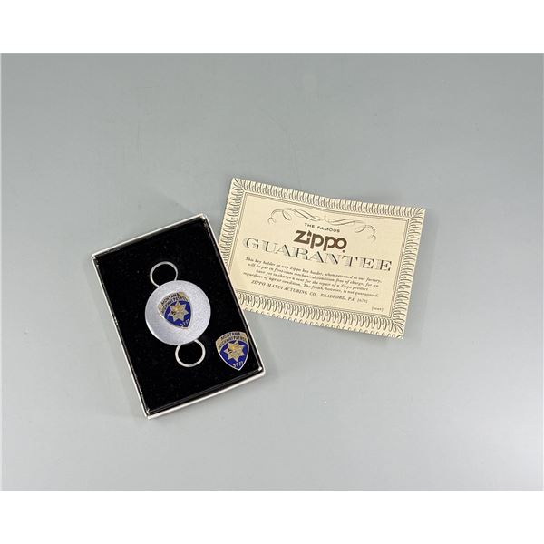 Montana Highway Patrol Zippo Keychain Badge