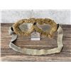 Image 2 : WWI WW1 Period Wool Lined Pilot Flight Goggles