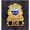Image 1 : Boston Massachusetts Police Officer Captain Badge