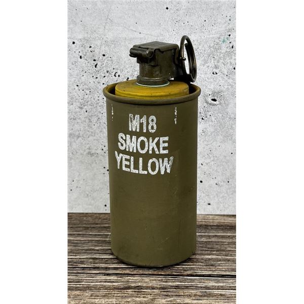 Vietnam War Yellow M18 Smoke Grenade