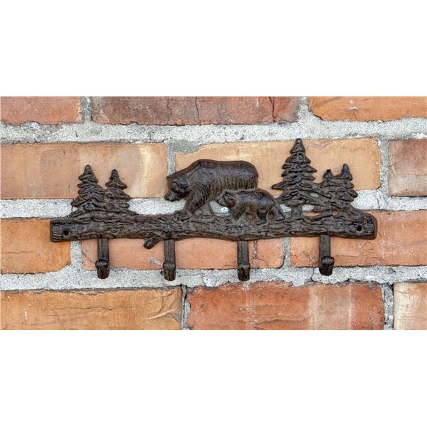 Cast Iron Bear Coathook