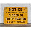 Image 1 : USFS US Forest Service Sheep Grazing Sign
