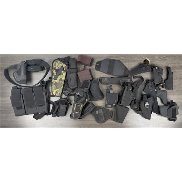 Collection of Nylon Holsters Galco Uncle Mikes
