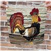 Image 1 : Antique Primitive Rooster Hooked Rug