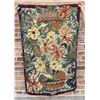 Image 1 : Antique Primitive Flowers Hooked Rug