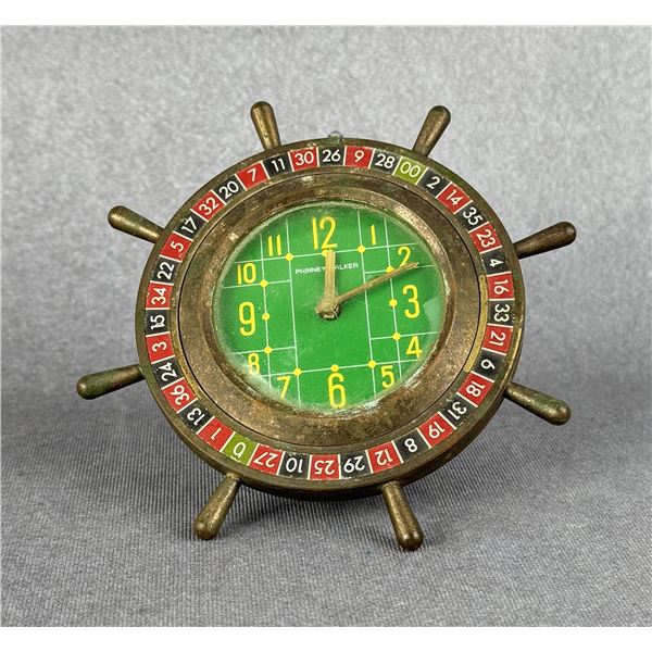 Phinney Walker Roulette Ship Wheel Clock