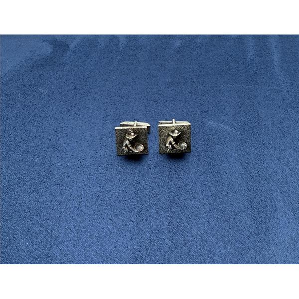 Pete Morgan Navajo Sterling Silver Cufflinks