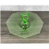Image 2 : Depression Uranium Glass Serving Platter