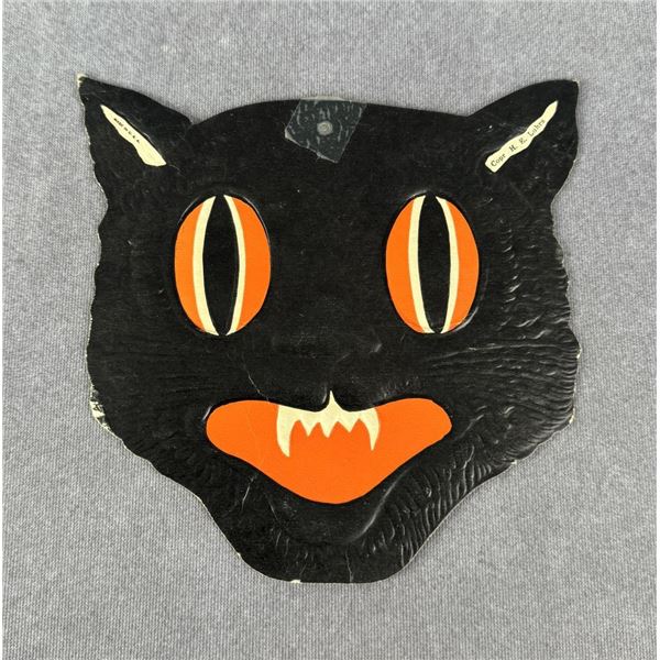 HE Luhrs Die Cut Black Cat Halloween Decoration