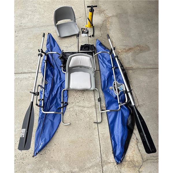 Buck's Bags Southfork Pontoon Fishing Boat