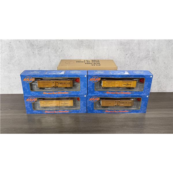 Atlas O Scale 36' Wood Reefer Train Cars