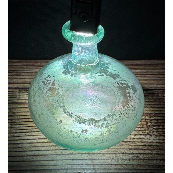 Ancient Roman Glass Unguentarium Perfume Bottle