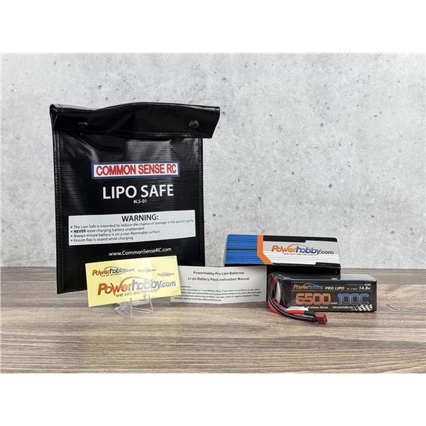 Power Hobby Pro Lipo Battery 6500 100C