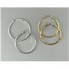 Image 3 : Sterling Silver Hoop Earrings