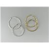 Image 4 : Sterling Silver Hoop Earrings