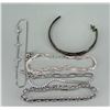 Image 4 : Collection of Sterling Silver Bracelets Earring
