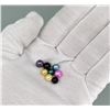 Image 3 : Sterling Silver Multicolor Pearl Necklace