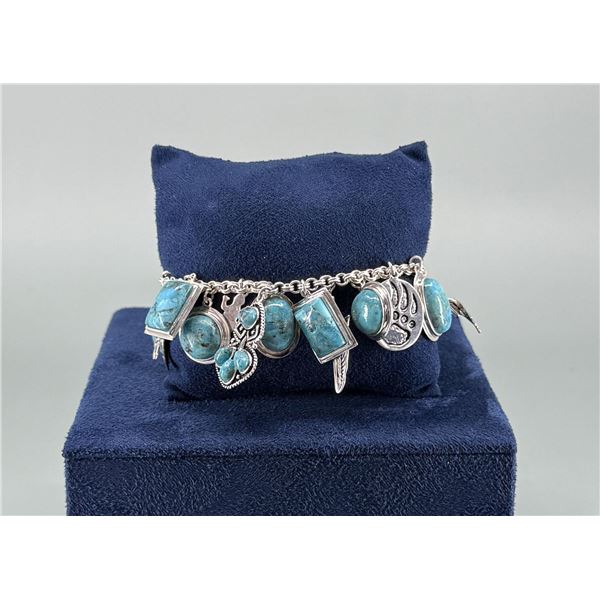 Bella Luce Southwest Style Sterling Charm Bracelet