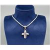 Image 1 : Silpada Puffy Cross Sterling Silver Necklace