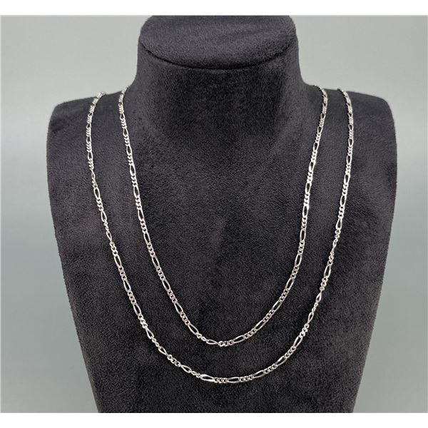 Sterling Silver Figaro Chain Necklace