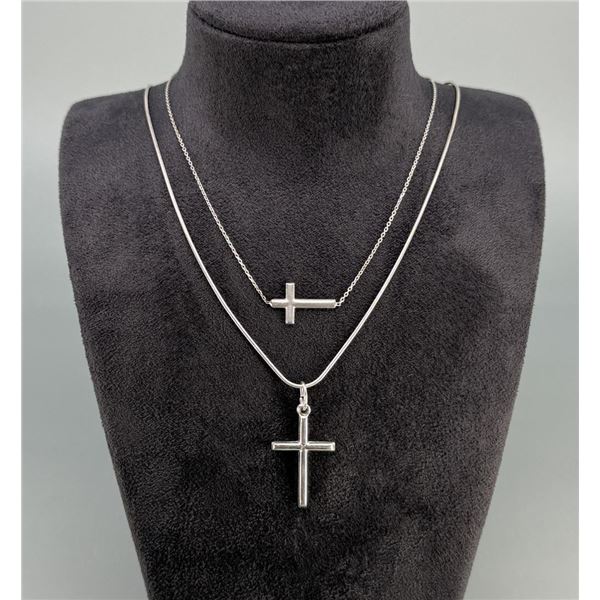 Bella Luce Sterling Silver Cross Necklaces