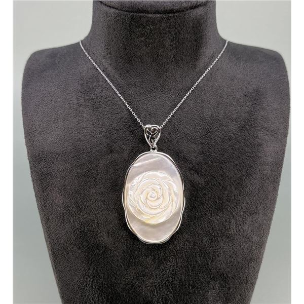 Bella Luce Sterling Mother of Pearl Necklace