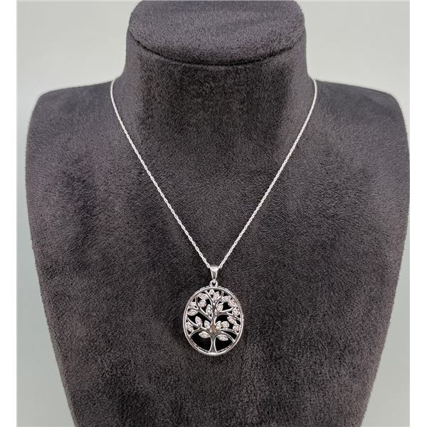 Bella Luce Sterling Silver Tree of Life Necklace